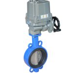 How do electric motorized butterfly valves compare to manual valves?