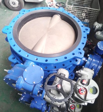 Flange electric butterfly valve